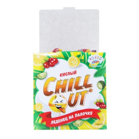 A candy on a stick "chillout" with a cooling effect with a sour taste of lemon, cranberries, 10 g-2