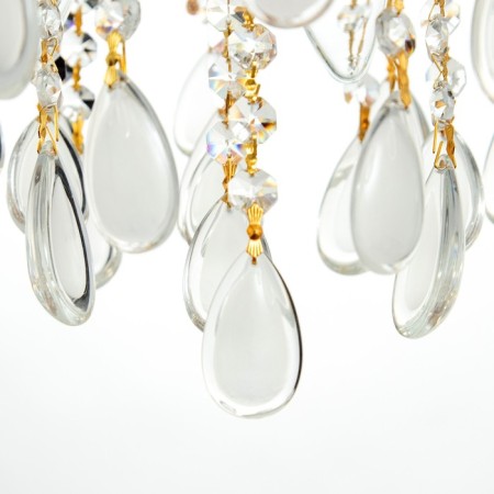 Polina chandelier 5x60W E14 gold 50x50x41cm SVK-10