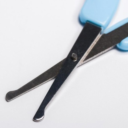 Baby - safe, manicure scissors, from 0 months, MIX colors-3