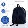 Baby backpack on lightning, blue color