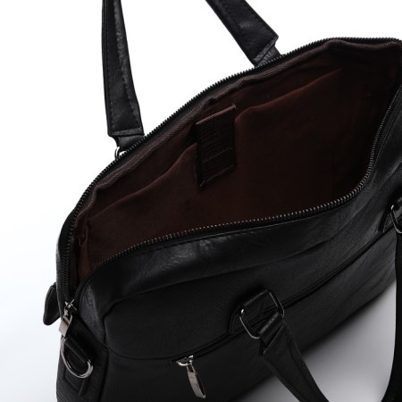 Male bag, terra dever, black color-4