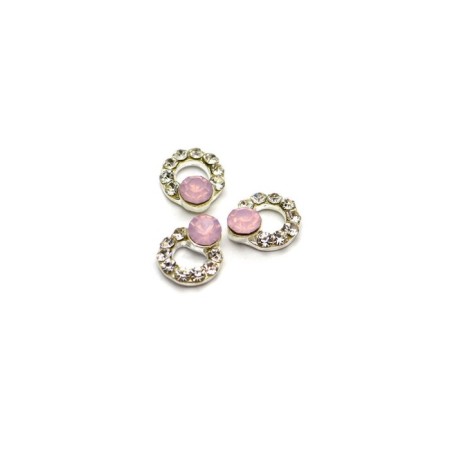 Metal fittings TNL "Ring Silver", 2 pcs