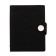 Organizer on the rings, A5 format, 90 sheets, line, with a knife, cover of the leather mix