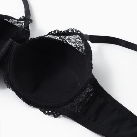 Women's bra, black color, size 70E-1