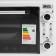 Mini-fucked Akel AF-720, 1300 W, 36 l, timer, temperature adjustment, white