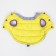 Dog jacket two -sided with weighting, size 16 (DS 36, OG 46, Osh 35), purple/yellow