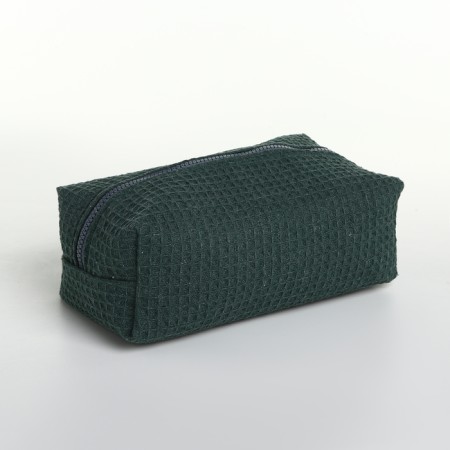 TEXTURA lightning cosmetic bag, green color-2