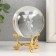 Souvenir glass "Rose" d = 6 cm openwork stand 8.5x6x6 cm