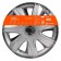 Wheel caps 16 "Airline" Joy +", silver-black, carbon, in a set 2 pieces