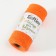 Knitting cord 100% cotton, width 1mm 100m 80g "orange" 10x4.2x4.2 cm