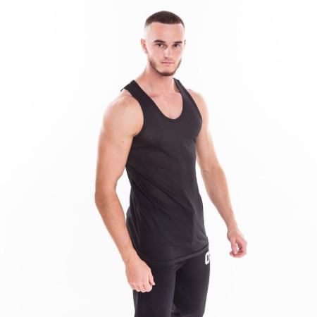 T -shirt male, black color, size 56-1
