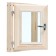 Window, 40 × 30cm, double glass, from needles