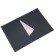 O-81 passport cover (external pocket), without fastening, blue, dark, fleet