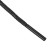 Shoes for shoes, steam, round, wax, d = 3 mm, 75 cm, black color