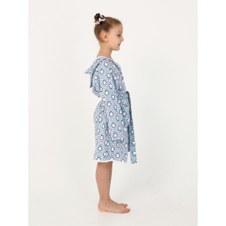 Children's robe with a hood, height 110 cm-15