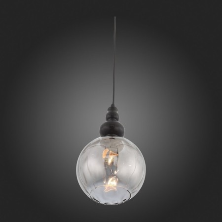 STL LUCE Sus. SL374.413.01. Bacineto. 1x40 W, E27, 20x20x28 cm, black color-4