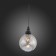 STL LUCE Sus. SL374.413.01. Bacineto. 1x40 W, E27, 20x20x28 cm, black color