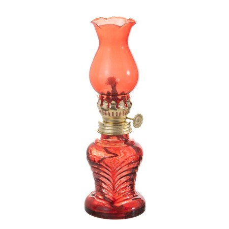 Kerosene lamp red 6x6x20 cm Risalux-8