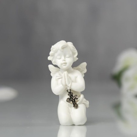 Polystone souvenir "Angel with a cross" 6x3x2.8 cm