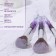 A set of makeup brushes "Luminous", 10 objects, PVC - cover, black/purple color