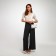 Women's bag Textura, messenger, small size, white color