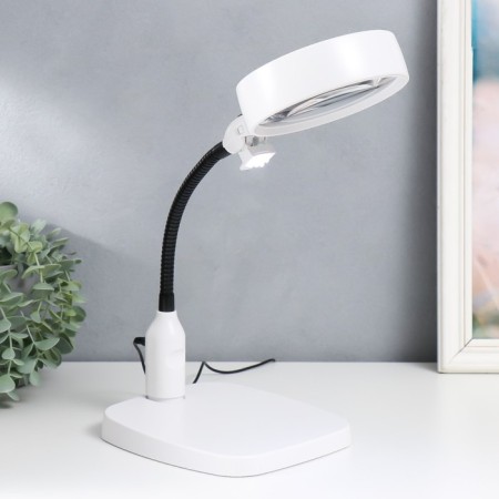 Lamp-lupa x10 for LEDX6 creativity from the Linza network d = 12 cm-1