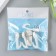 Hook plastic, universal set 5 pcs C183 5x2 cm