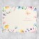 Postcard "The Most Beautiful", flowers, glitter, 18 x 12 cm