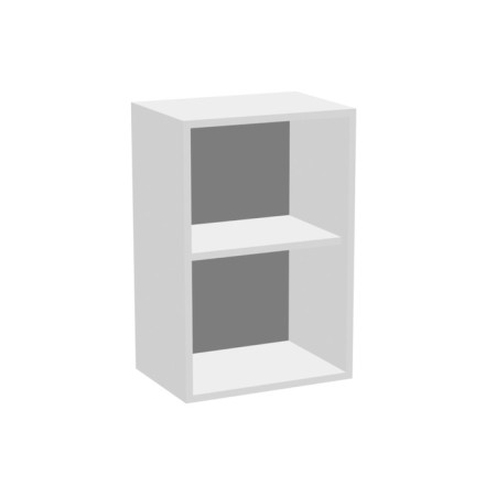 Cabinet with shelves, 400 × 300 × 600 mm, white color-2