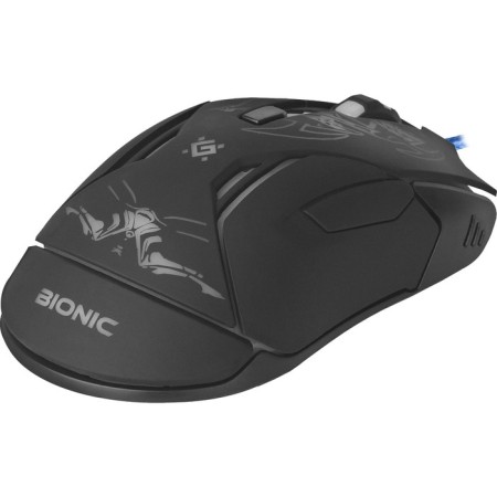 Mouse Defender Bionic GM-250L, wired, game, optical, 3200DPI, black-8