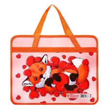 Folder with A4 handles, 330 x 260 x 75 mm, plastic, pens, PM-A4-25 