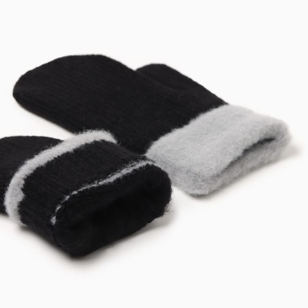 Baby mittens Minaku, col. Black, 20 cm-2