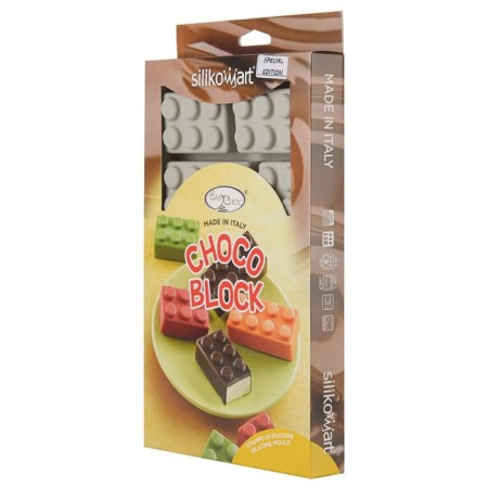 Form for the preparation of sweets Choco Block, silicone-9