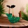 Stand for a bottle "Duck in green" tree 30x20x25 cm