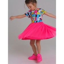 Disney Dress Knitted for a girl, height 104 cm