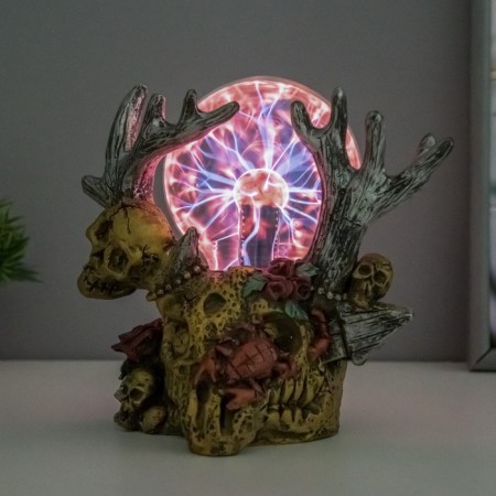Plasma ball "Deer" gray 20x12x23 cm Risalux-1