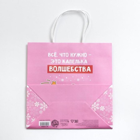 Gift Package "Drop of Magic", 22 x 22 x 11 cm, New Year-3