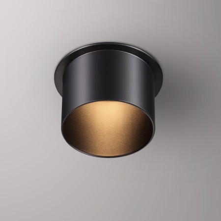Lamp built -in Novotech. Butt, 50W, GU10, 58x68x68 mm, black color-3