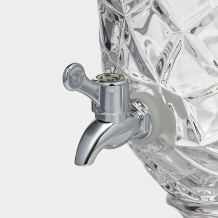 Dispenser for drinks Glass Magistro "Shine", 2.7 l, 17 × 50 cm-3