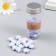 Surgut in granules in a jar of "stars" marshmallow-blue 16 g 7x3x3 cm