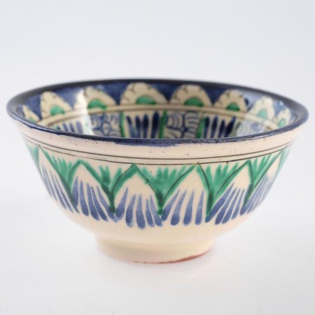 PIALA RISTAN CIRAMICA "Flowers", 11.5 cm, large, mix-6