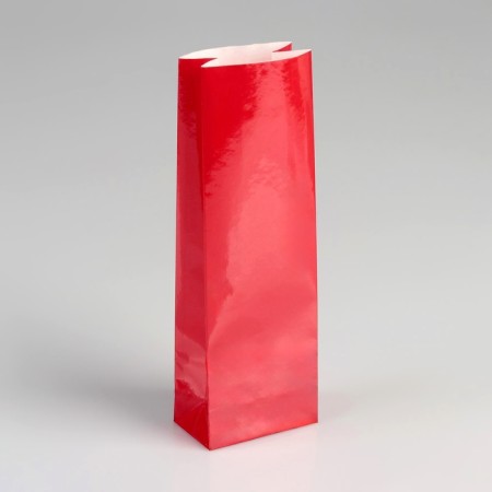 Package package packing, glossy, red, 7 x 4 x 21 cm