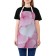 Apron kitchen with a photo print "Delicious hearts", adjustable, size OS