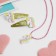 Kit 2 subjects: 2 hairpins, pendants "unicorns", color pink-gold