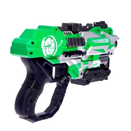 Blaster "Avenger", shoots with soft bullets, the color is green-white-2