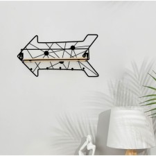 Wall hanger with a shelf 