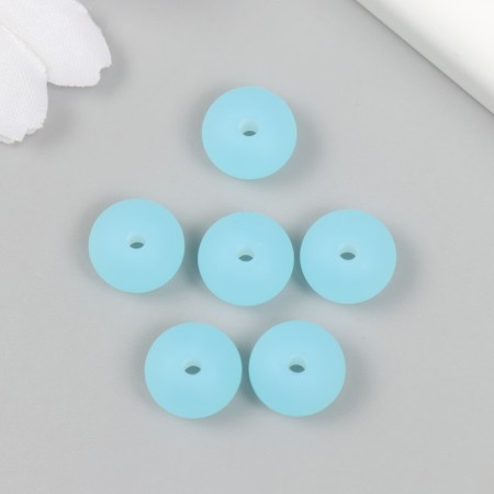 Busina silicone "flattened" blue ice d = 1.2 cm-1