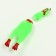 Toy squeak "thoughtful chicken" small for dogs, 16.5 cm, bright green