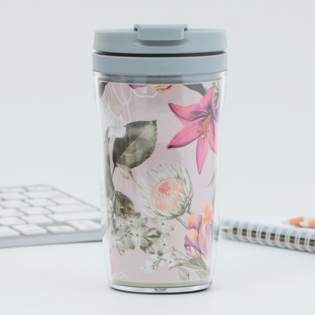Gift set: A6 diary 80 sheets and a thermostatic 250 ml "Bloom with happiness"-2