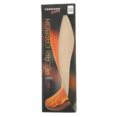 Antibacterial, two-layer, 43-44r-r insoles insoles, pair, light gray, Pecari Carbon-2